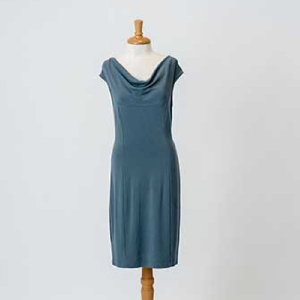 Ann Taylor Steel Blue Sheath Dress | Sz 6